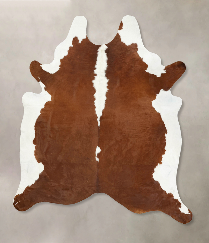 Hereford XX-Large Brazilian Cowhide Rug 8'9"H x 7'3"W #B14314 by Hudson Hides