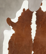 Hereford XX-Large Brazilian Cowhide Rug 8'9"H x 7'3"W #B14314 by Hudson Hides