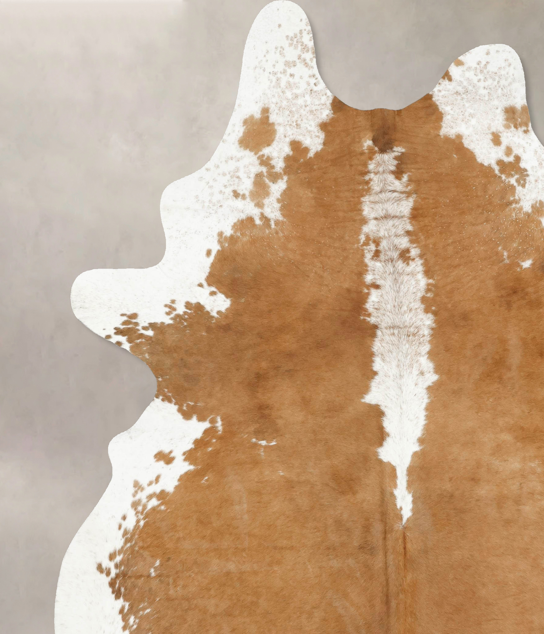 Beige and White Cowhide Rug #B14315