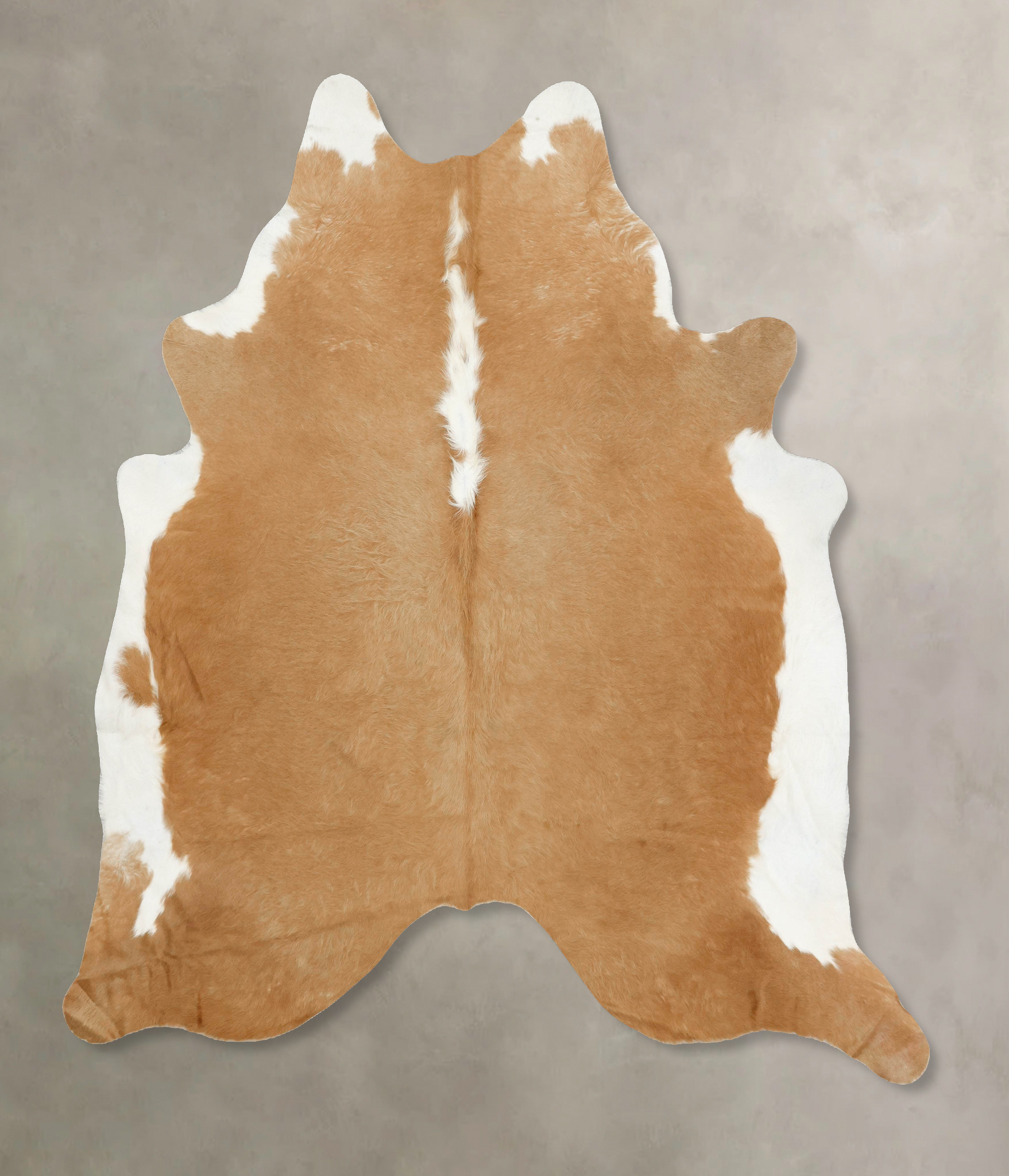 Beige and White Cowhide Rug #B14318