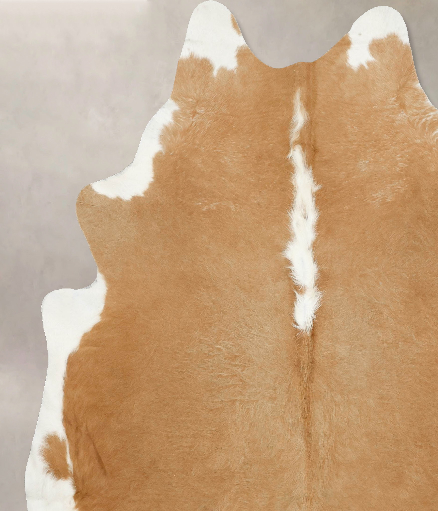 Beige and White Cowhide Rug #B14318