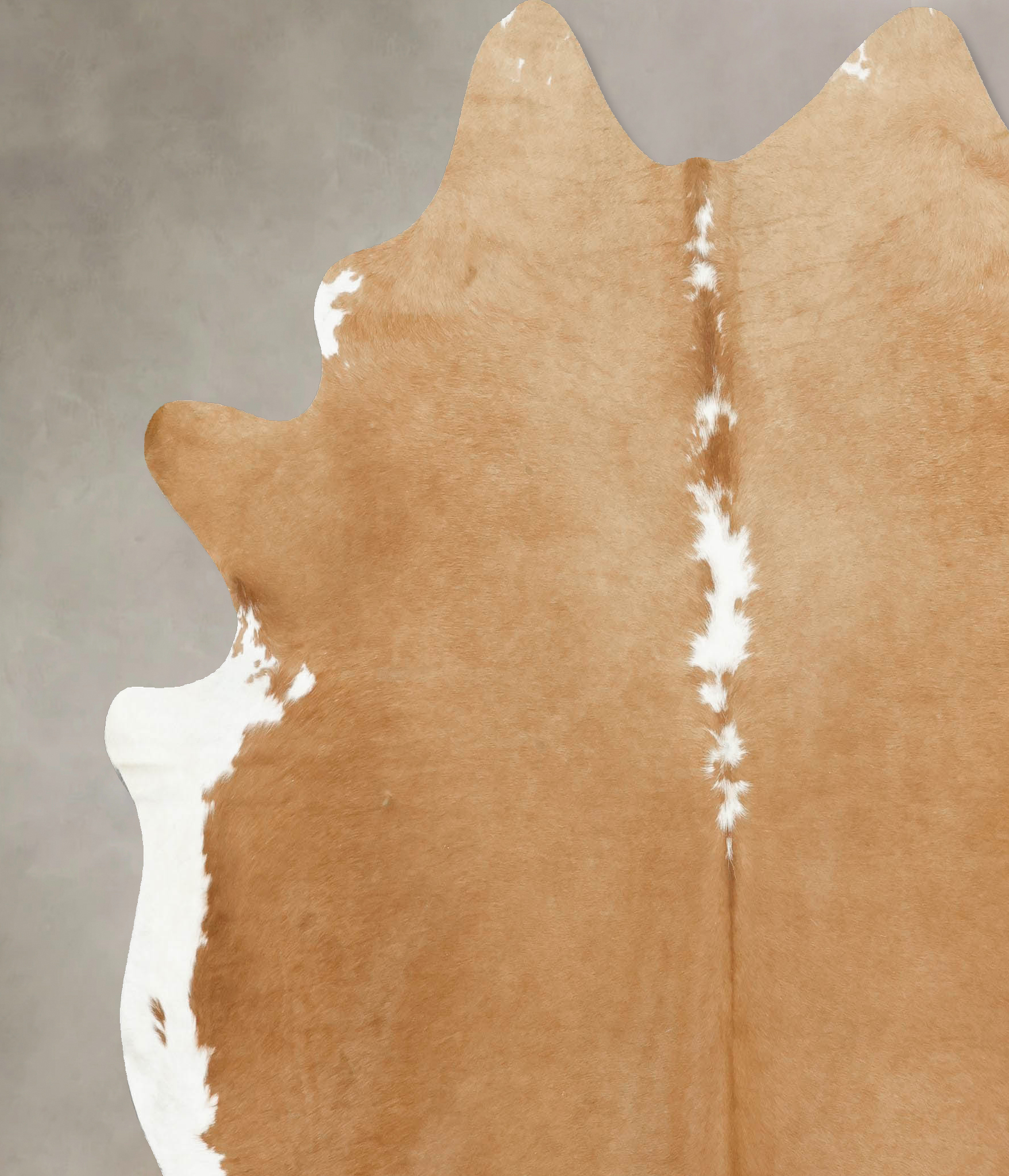 Beige and White Cowhide Rug #B14319