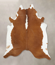 Hereford XX-Large Brazilian Cowhide Rug 7'10"H x 7'4"W #B14326 by Hudson Hides