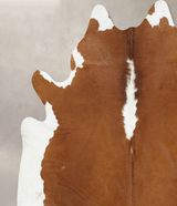 Hereford XX-Large Brazilian Cowhide Rug 7'10"H x 7'4"W #B14326 by Hudson Hides
