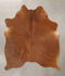 Solid Brown Medium Brazilian Cowhide Rug 6'1