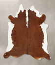 Hereford XX-Large Brazilian Cowhide Rug 8'7"H x 7'5"W #B14335 by Hudson Hides