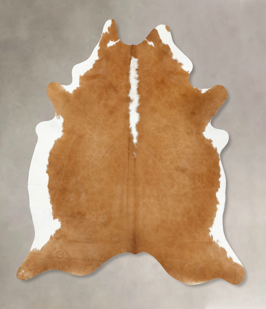 Hereford XX-Large Brazilian Cowhide Rug 8'4"H x 6'10"W #B14339 by Hudson Hides