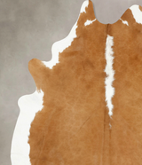 Hereford XX-Large Brazilian Cowhide Rug 8'4"H x 6'10"W #B14339 by Hudson Hides