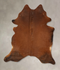 Solid Brown XX-Large Brazilian Cowhide Rug 7'7