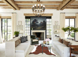 Hereford XX-Large Brazilian Cowhide Rug 8'3"H x 6'8"W #B14346 by Hudson Hides