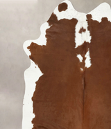 Hereford XX-Large Brazilian Cowhide Rug 8'9"H x 8'2"W #B14348 by Hudson Hides