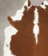 Hereford XX-Large Brazilian Cowhide Rug 7'11"H x 7'2"W #B14349 by Hudson Hides
