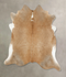 Light Caramel X-Large Brazilian Cowhide Rug 7'4