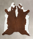Hereford XX-Large Brazilian Cowhide Rug 8'6"H x 7'3"W #B14361 by Hudson Hides