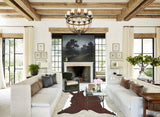 Hereford XX-Large Brazilian Cowhide Rug 8'6"H x 7'3"W #B14361 by Hudson Hides