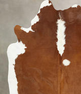 Hereford XX-Large Brazilian Cowhide Rug 7'10"H x 6'10"W #B14362 by Hudson Hides