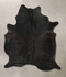 Solid Black X-Large Brazilian Cowhide Rug 7'11