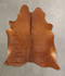 Solid Brown X-Large Brazilian Cowhide Rug 7'5
