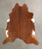 Solid Brown XX-Large Brazilian Cowhide Rug 7'4