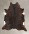 Chocolate X-Large Brazilian Cowhide Rug 7'3