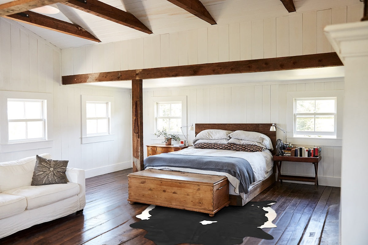 Black and White Cowhide Rug #B14424