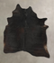 Solid Black X-Large Brazilian Cowhide Rug 8'0