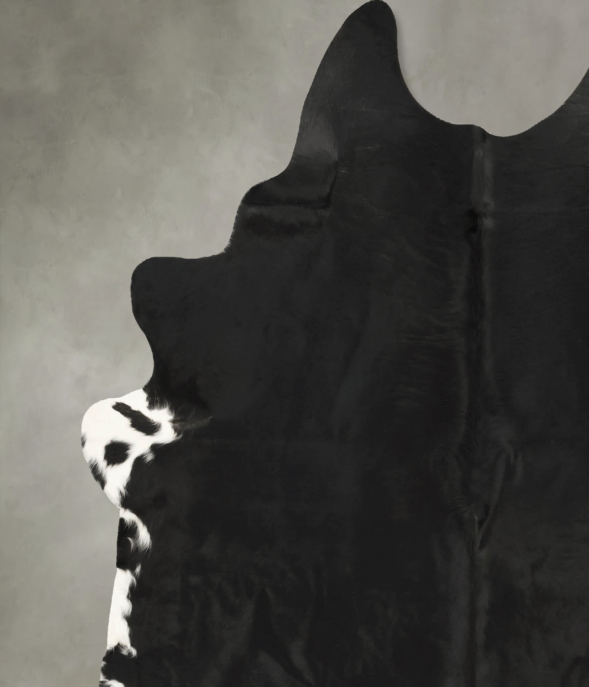 Black and White XX-Large Brazilian Cowhide Rug 7'5"H x 6'10"W #B14438 by Hudson Hides