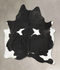 Black and White XX-Large Brazilian Cowhide Rug 9'1