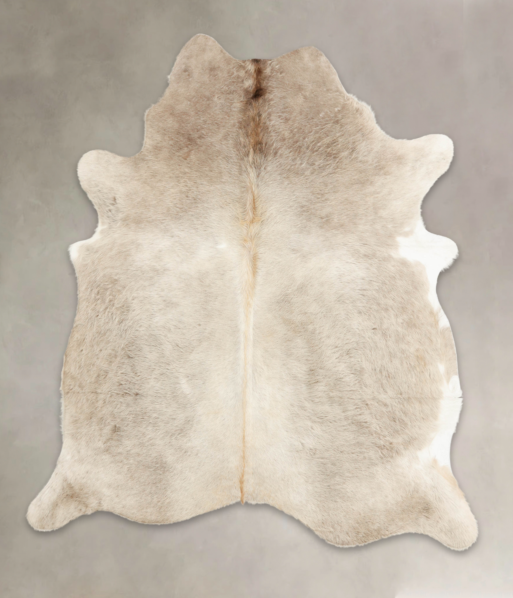 Grey with White Cowhide Rug #B1447