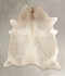 Grey with White X-Large Brazilian Cowhide Rug 6'11
