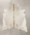 Champagne XX-Large Brazilian Cowhide Rug 8'1