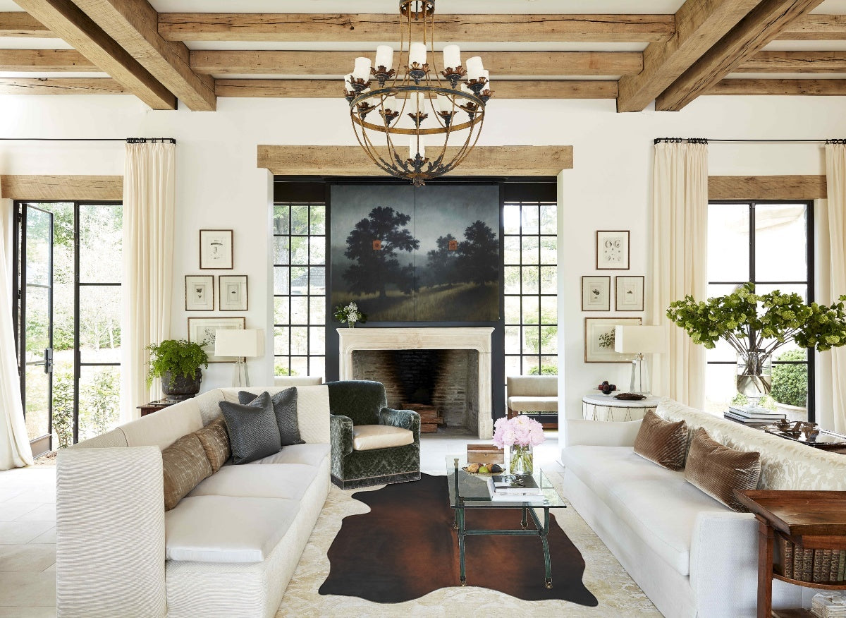 Chocolate Cowhide Rug #B14483