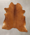 Solid Brown X-Large Brazilian Cowhide Rug 7'2