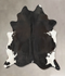 Chocolate and White XX-Large Brazilian Cowhide Rug 8'0