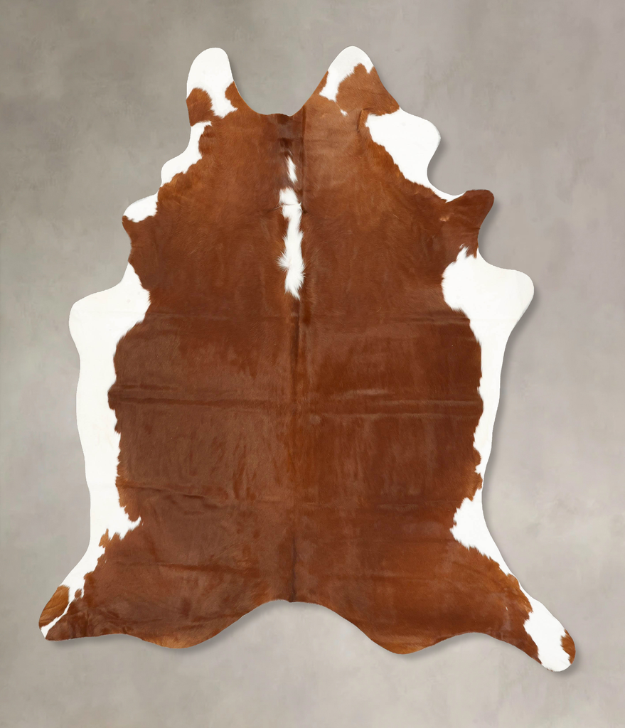 Hereford X-Large Brazilian Cowhide Rug 7'10"H x 6'4"W #B14514 by Hudson Hides