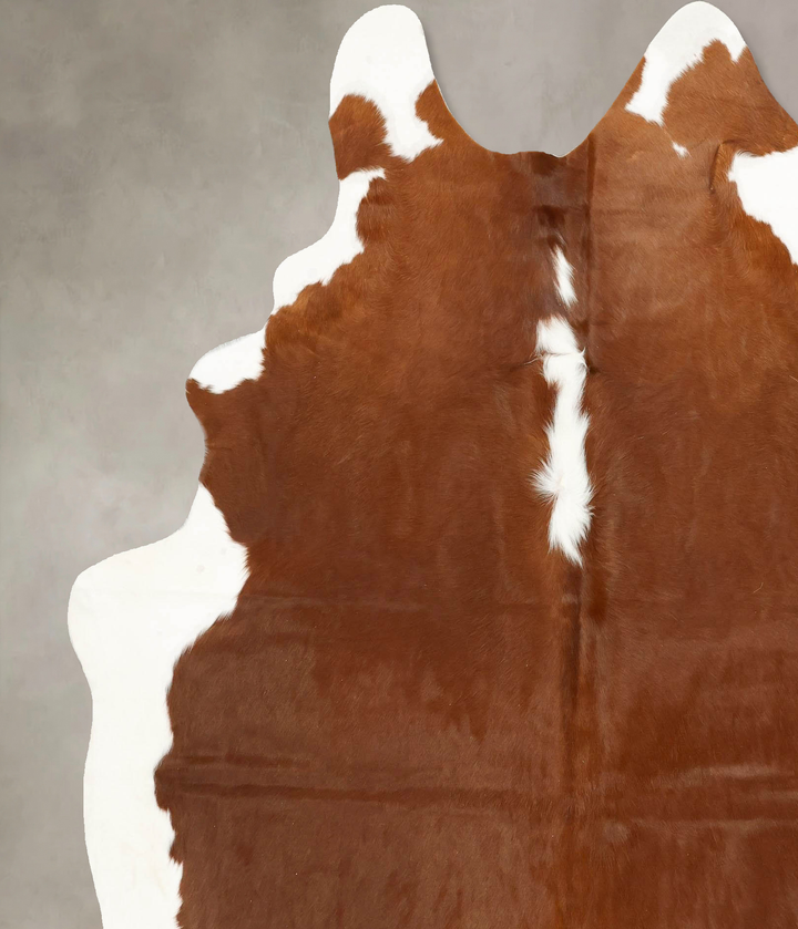 Hereford X-Large Brazilian Cowhide Rug 7'10"H x 6'4"W #B14514 by Hudson Hides