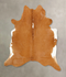 Brown and White  X-Large Brazilian Cowhide Rug 6'11