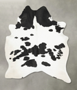 Black and White XX-Large Brazilian Cowhide Rug 9'0"H x 6'3"W #B14524 by Hudson Hides