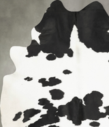 Black and White XX-Large Brazilian Cowhide Rug 9'0"H x 6'3"W #B14524 by Hudson Hides