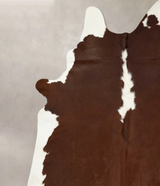 Hereford XX-Large Brazilian Cowhide Rug 8'9"H x 7'11"W #B14533 by Hudson Hides