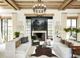 Hereford XX-Large Brazilian Cowhide Rug 8'9"H x 7'11"W #B14533 by Hudson Hides