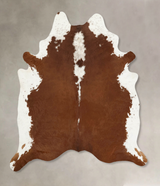 Hereford X-Large Brazilian Cowhide Rug 7'7"H x 6'5"W #B14555 by Hudson Hides