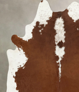 Hereford X-Large Brazilian Cowhide Rug 7'7"H x 6'5"W #B14555 by Hudson Hides