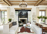 Hereford X-Large Brazilian Cowhide Rug 7'7"H x 6'5"W #B14555 by Hudson Hides