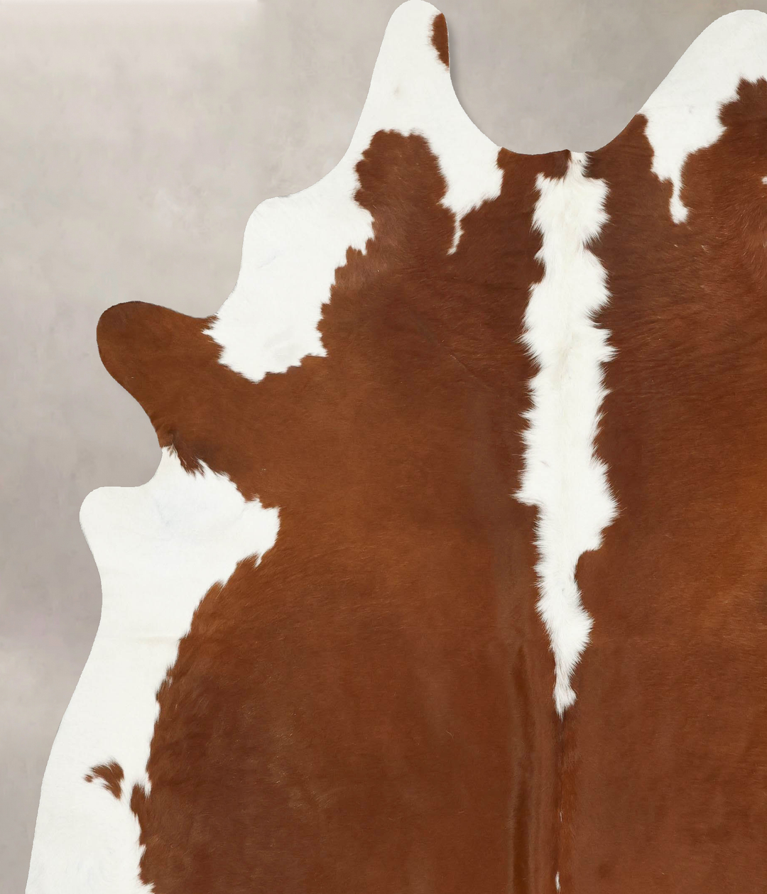 Hereford XX-Large Brazilian Cowhide Rug 8'4"H x 7'2"W #B14556 by Hudso