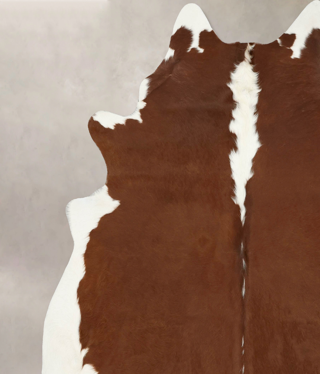 Hereford XX-Large Brazilian Cowhide Rug 8'5"H x 7'1"W #B14557 by Hudso