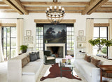 Hereford XX-Large Brazilian Cowhide Rug 8'5"H x 7'1"W #B14557 by Hudson Hides