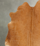 Beige X-Large Brazilian Cowhide Rug 7'4"H x 6'6"W #B14576 by Hudson Hides