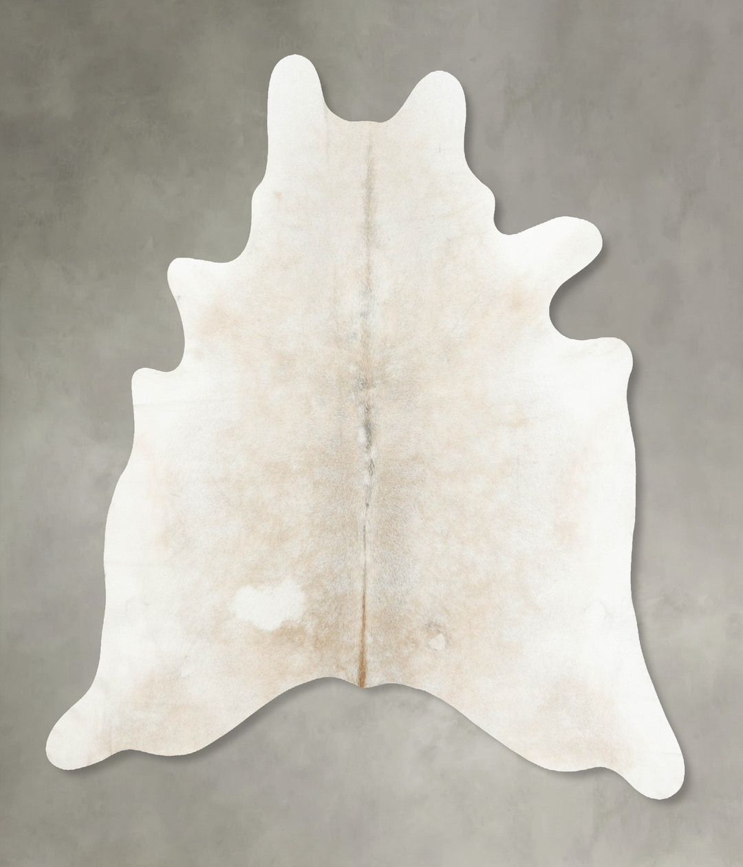 Grey with Beige XX-Large Brazilian Cowhide Rug 7'8"H x 6'9"W #B14629 b