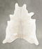 Grey with Beige XX-Large Brazilian Cowhide Rug 7'8